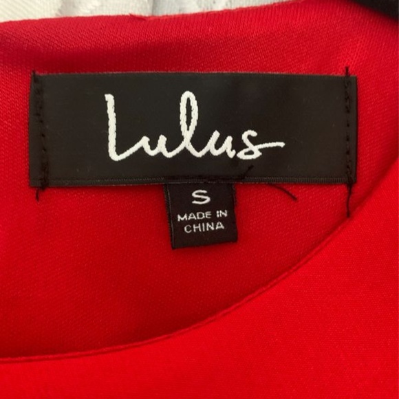 LULU’S Red “Lights Down” Dress - Picture 3 of 6